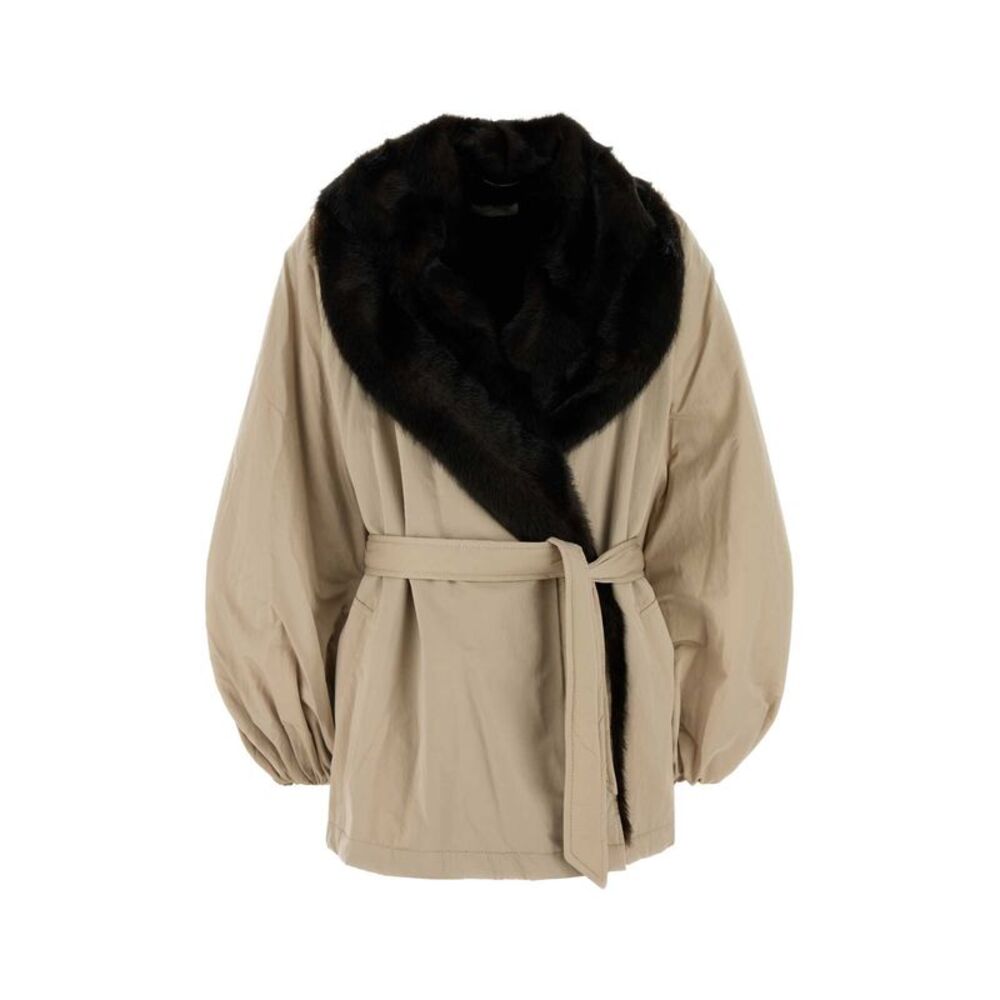 Magda Butrym Women Beige Nylon Jacket
